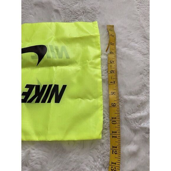 Nike Drawstring Tote Bag Air Zoom Track & Field Racing VOLT Yellow Bag Only NEW - Picture 7 of 7